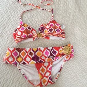 Trina Turk swimsuit bottom size 10 top 8